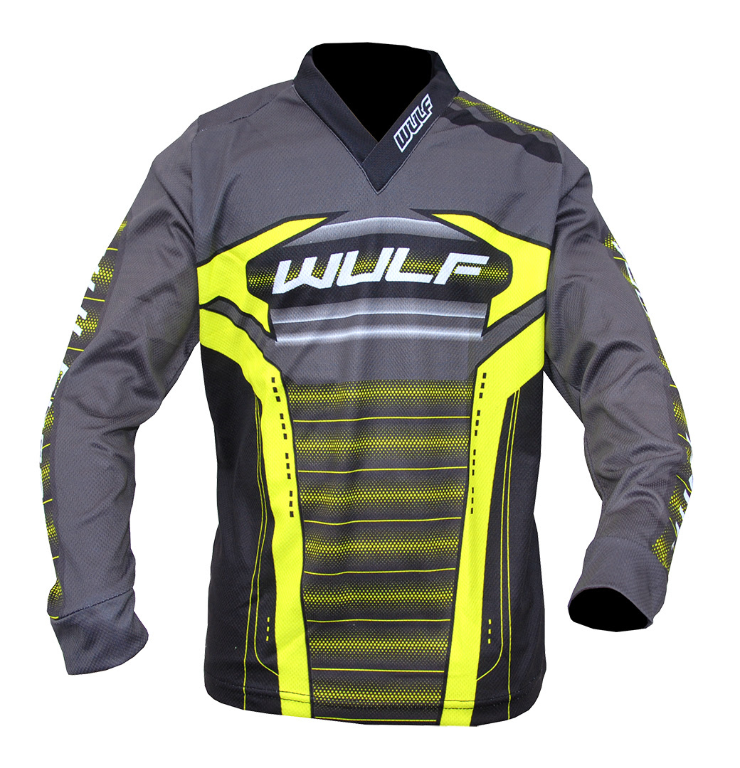 2024 Wulfsport Corsair Kids Race Shirt - Yellow