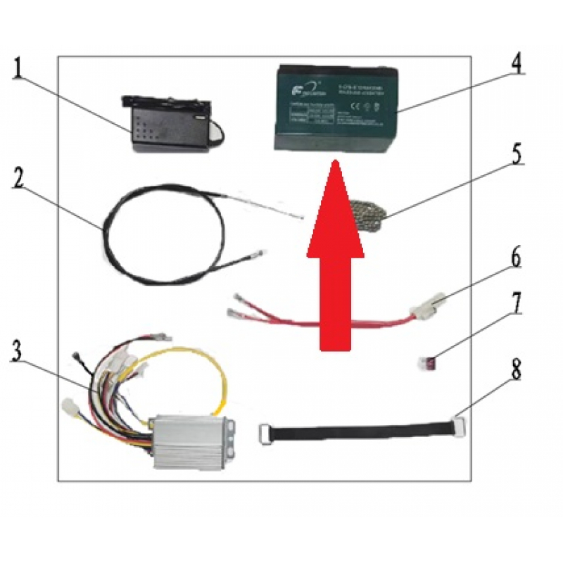 24v 9Ah Battery - 250w Monkey Bike