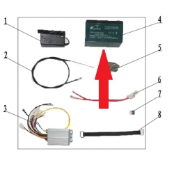 24v 9Ah Battery - 250w Monkey Bike