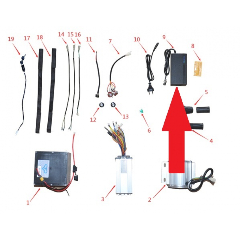 60v Charger - 2000w Electric Dirt Bike