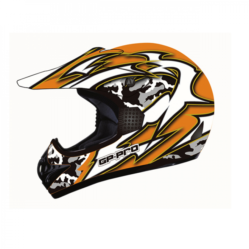 Dixon GP-Pro MX Helmet Orange Camo