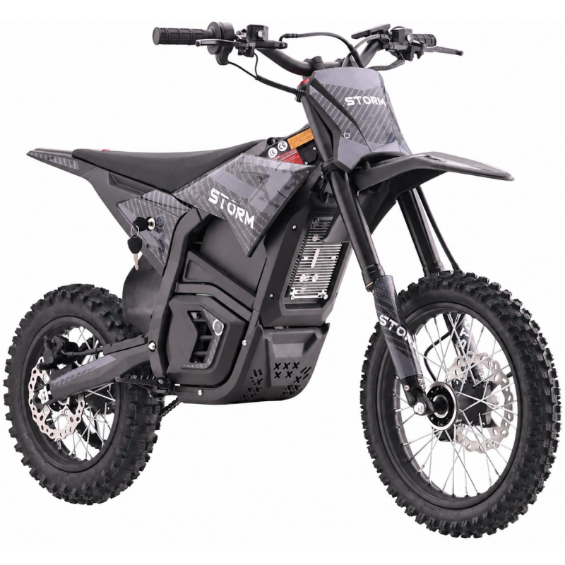 3000w 48v Electric Dirt Bike 14/12 - Black