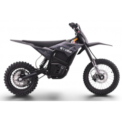 3000w 48v Electric Dirt Bike 14/12 - Black
