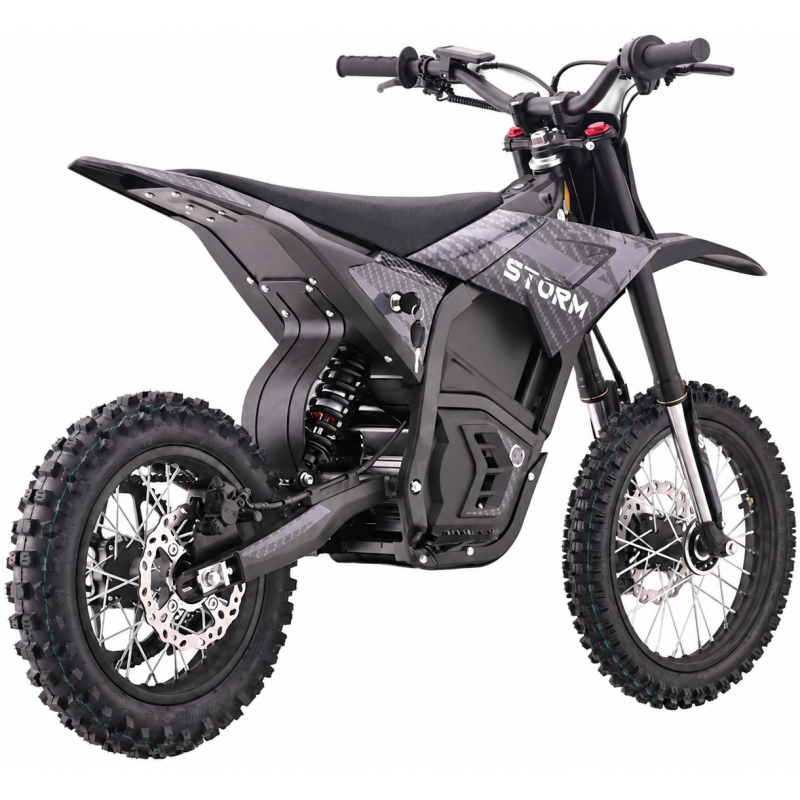 3000w 48v Electric Dirt Bike 14/12 - Black