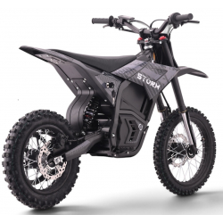 3000w 48v Electric Dirt Bike 14/12 - Black