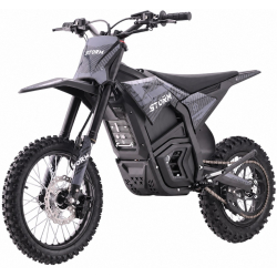 3000w 48v Electric Dirt Bike 14/12 - Black