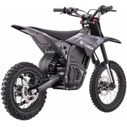 3000w 48v Electric Dirt Bike 14/12 - Black
