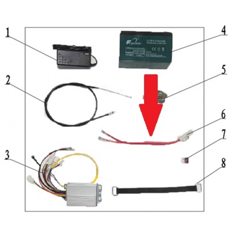 Fuse Connection Box - 250w Monkey Bike