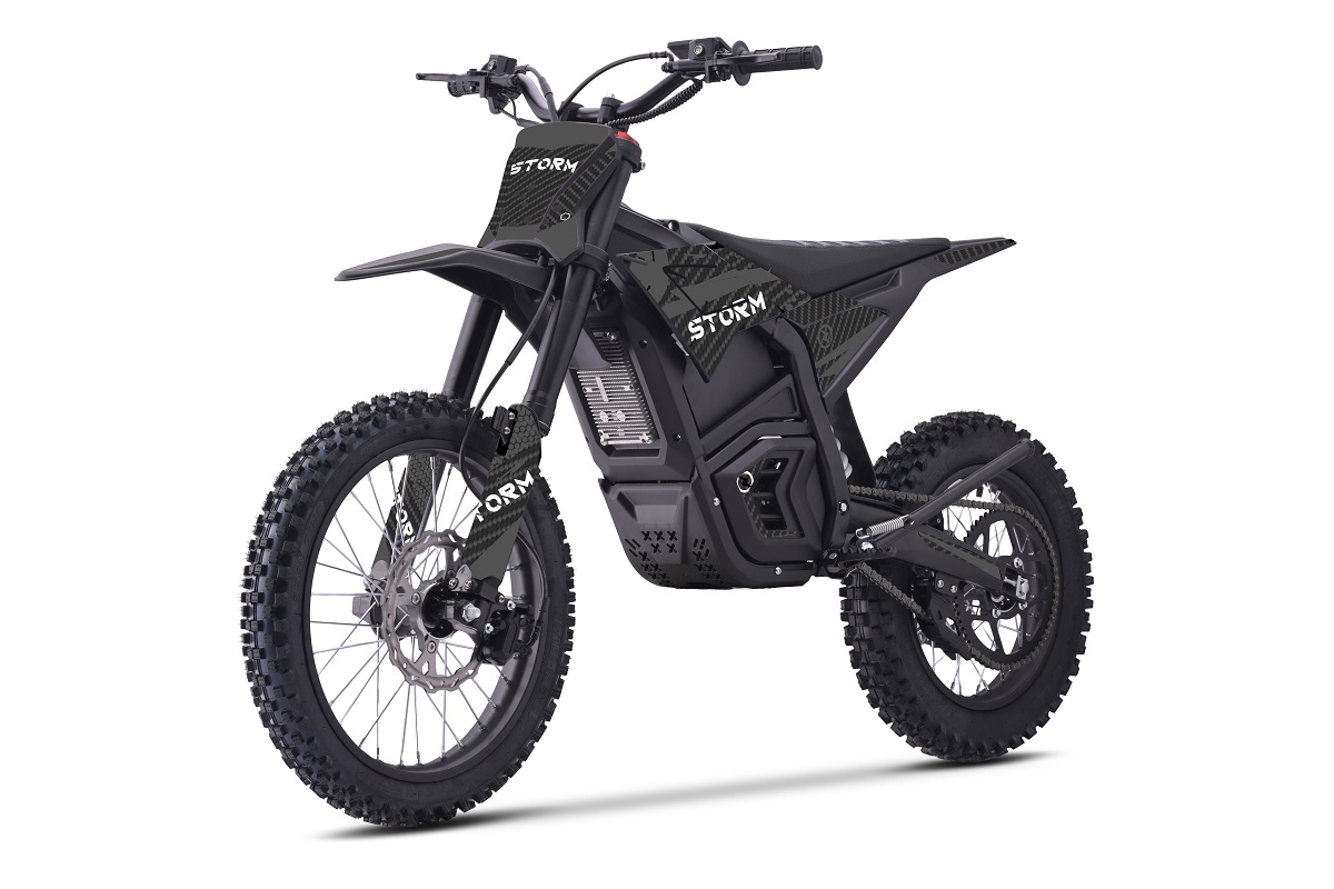 5000w 72v Electric Dirt Bike 17/14 - Black