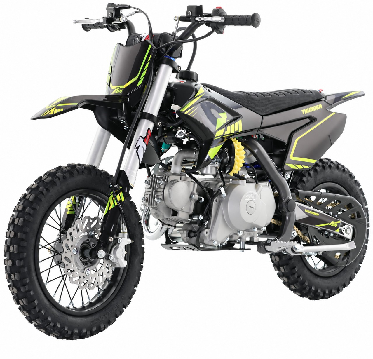 70cc RFN Racing&trade; Thunder Fully Auto Pit Bike 12/10" - Black