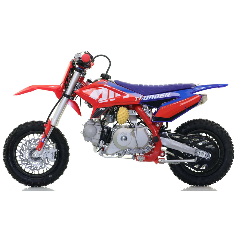 70cc RFN Racing™ Thunder Fully Auto Pit Bike 12/10" - Red & Blue