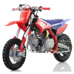 70cc RFN Racing™ Thunder Fully Auto Pit Bike 12/10" - Red & Blue