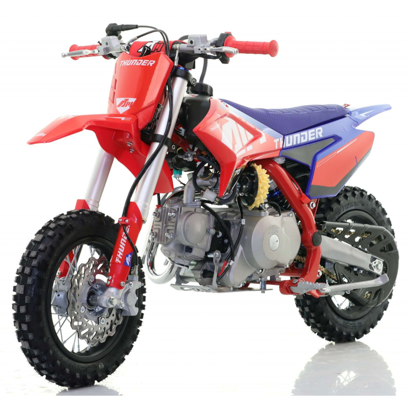 70cc RFN Racing™ Thunder Fully Auto Pit Bike 12/10" - Red & Blue