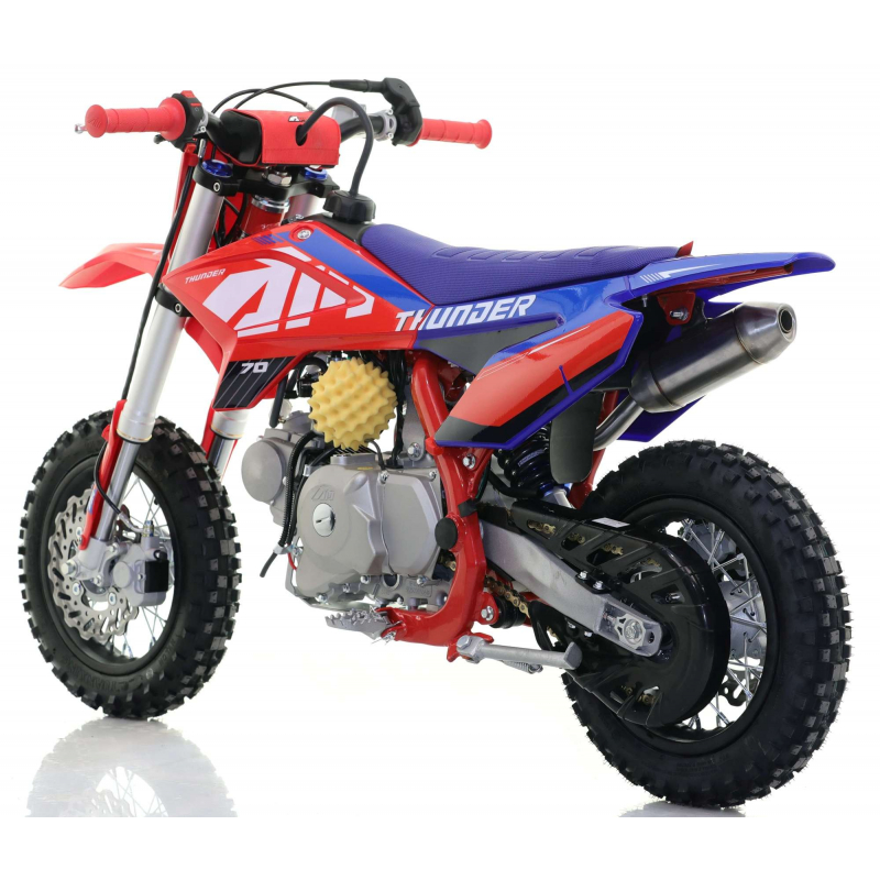 70cc RFN Racing™ Thunder Fully Auto Pit Bike 12/10" - Red & Blue
