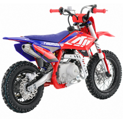 70cc RFN Racing&trade; Thunder Fully Auto Pit Bike 12/10" - Red & Blue