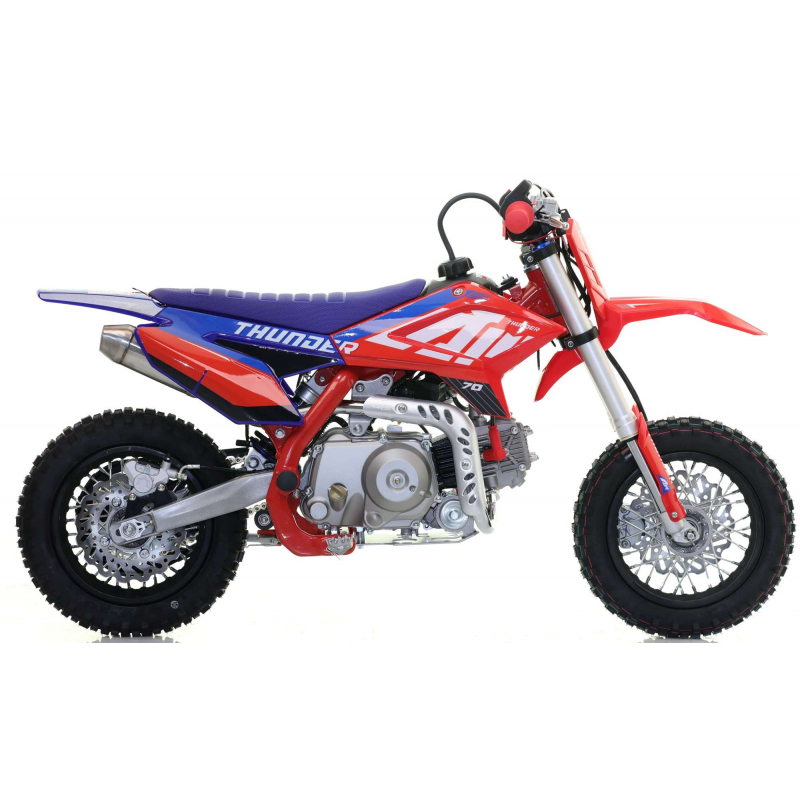 70cc RFN Racing™ Thunder Fully Auto Pit Bike 12/10" - Red & Blue