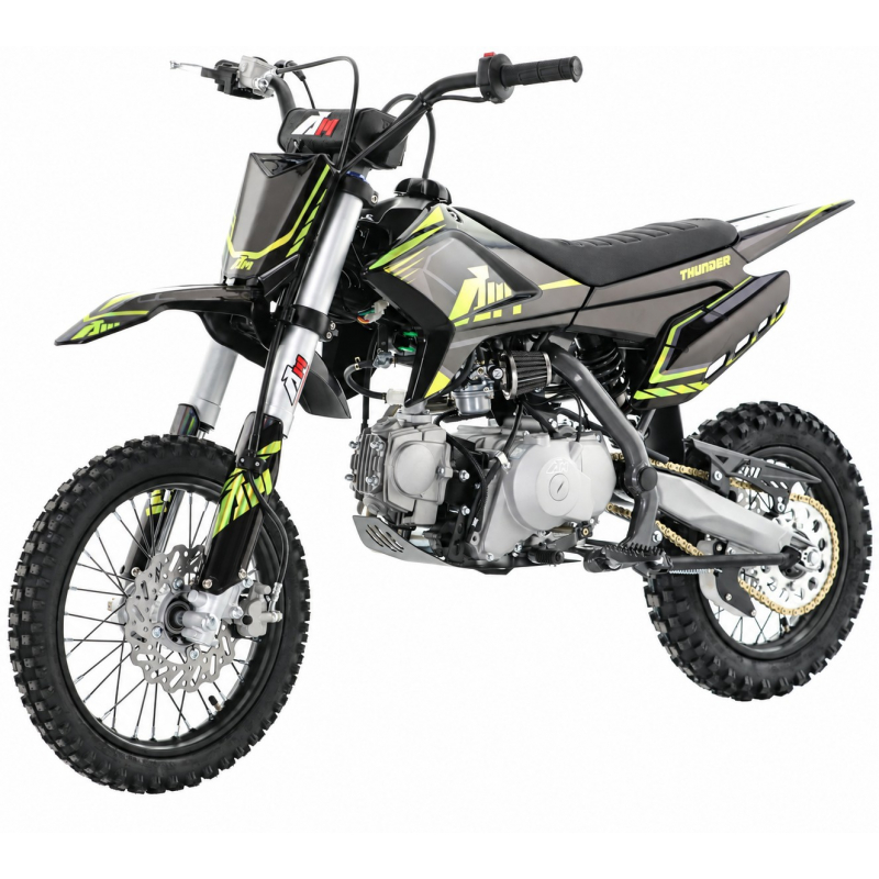110cc RFN Racing&trade; Thunder Pro Semi Auto Pit Bike 14/12" - Black