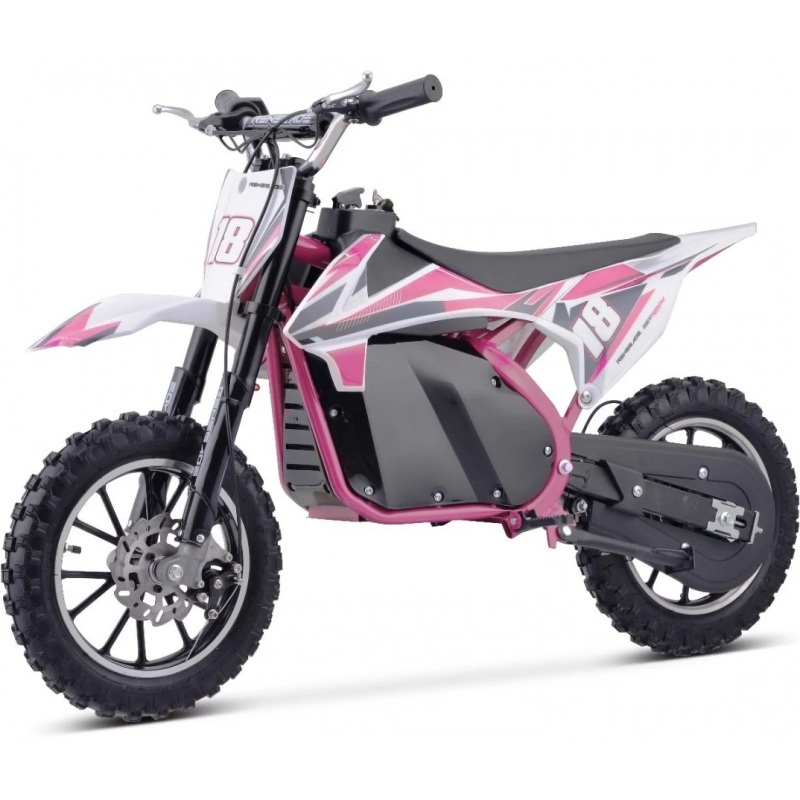 Kids Electric 800w 36v Lithium 2022 Model Mini Dirtbike - Pink