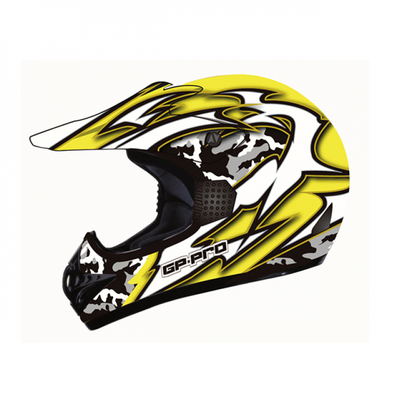 Dixon GP-Pro MX Helmet Yellow Camo