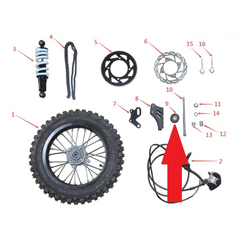 Chain Roller - 1200w & 2000w Electric Dirt Bike