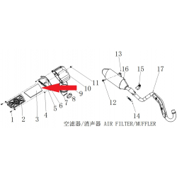 Air Cleaner Element - RFN 125cc / 140cc Thunder Dirt Bike