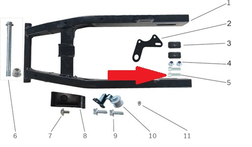 Allen Screws (M8 x 55mm) - Storm 800w Dirt Bike