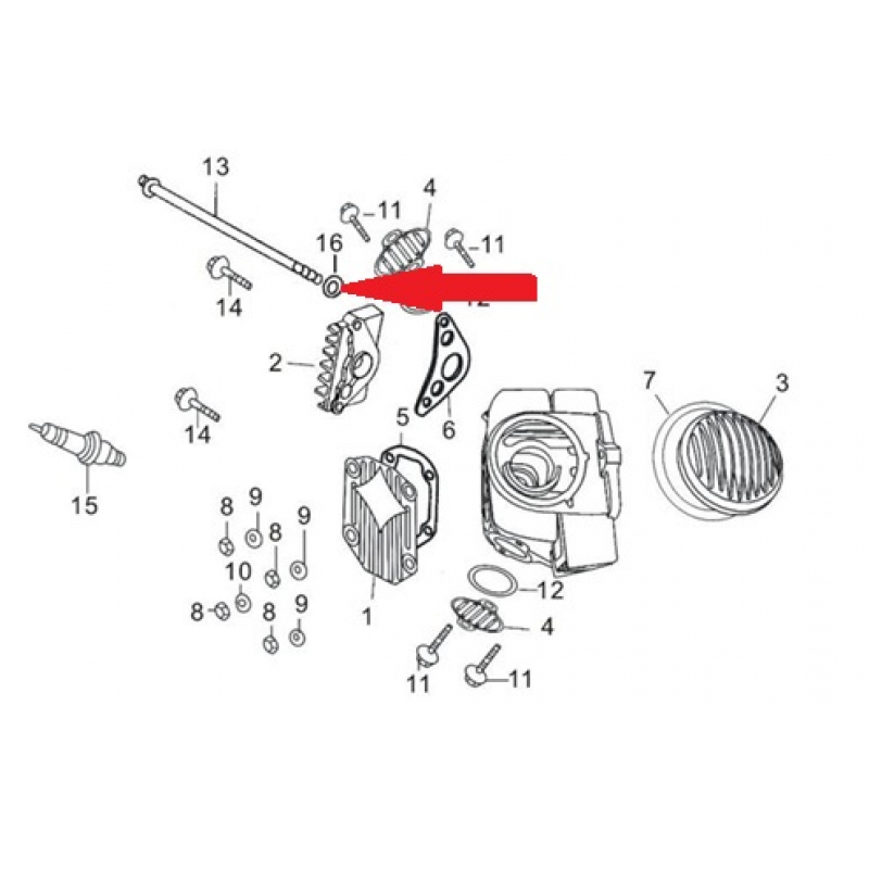 Aluminium Washer - RFN 140cc Dirt Bike