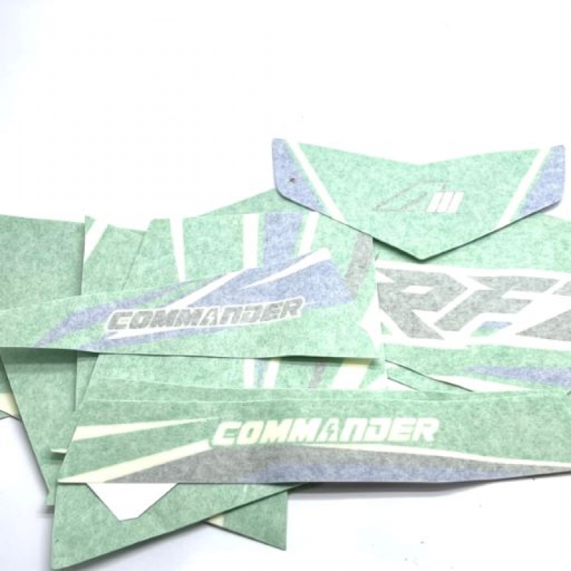 Apollo Commander Green Sticker Set (complete)