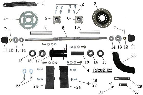 Rear Axle Washer