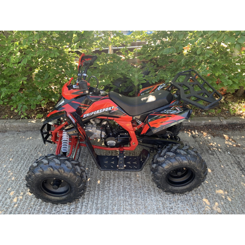 Barely Used Black Sniper 120cc Junior Quad Bike