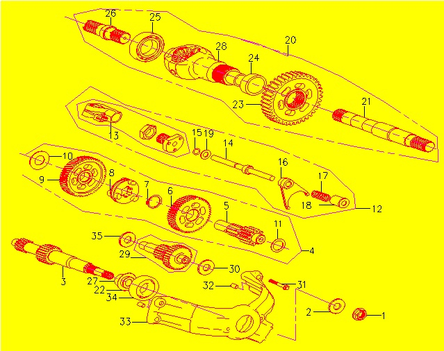 Bearing 6007 (Differential)