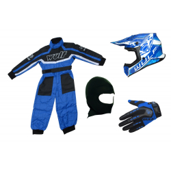 Blue Wulfsport Clothing & Helmet Discount Bundle Deal