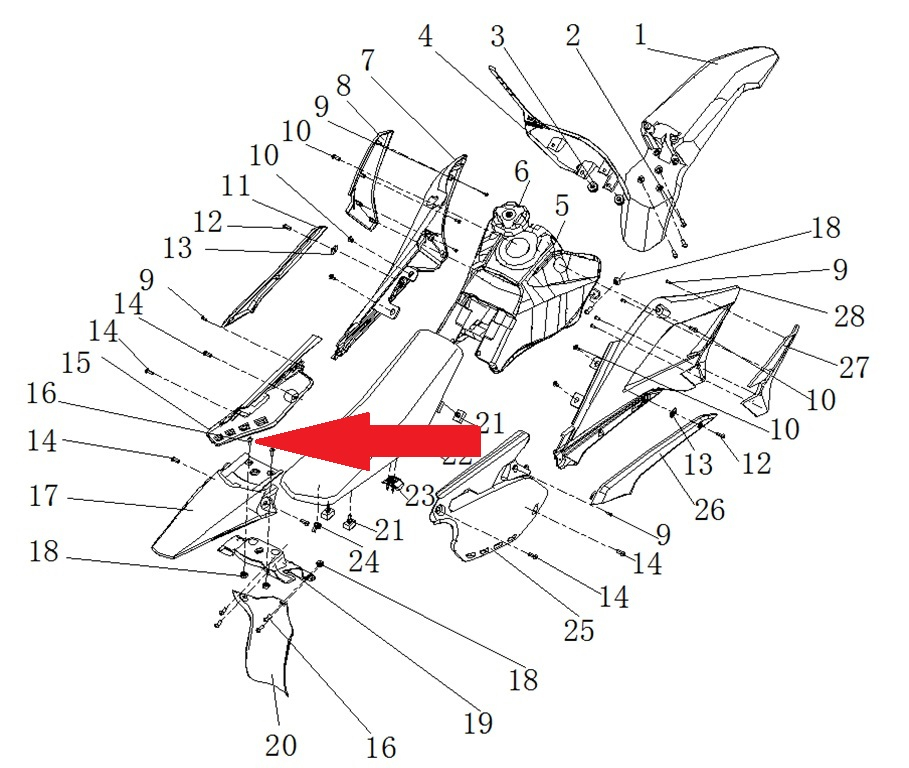 Bolt - RFN 125cc / 140cc Thunder Dirt Bike