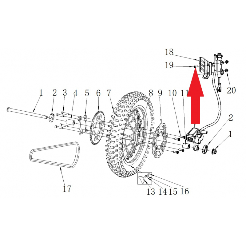 Bolt- RFN 125cc / 140cc Thunder Dirt Bike