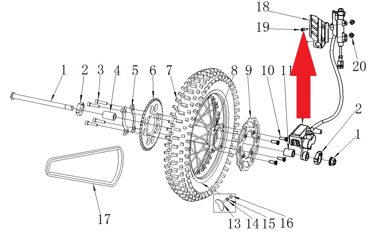 Bolt- RFN 125cc / 140cc Thunder Dirt Bike