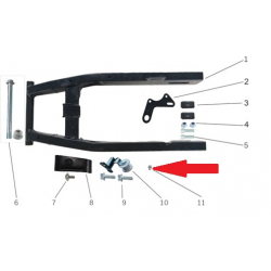 Brake Pipe Clamp - Storm 800w Dirt Bike