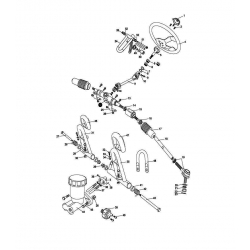 steering track rod castle nut, hammerhead 150gts buggy