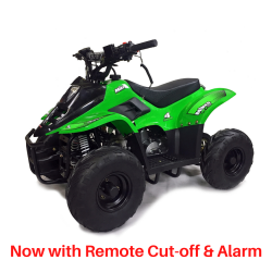 BUNDLE DEAL! 2022 VRX70 Kids Quad Bike With Remote Safety Cut Off - GREEN