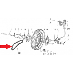 Chain 428 - RFN Thunder Pro 110cc Dirt Bike