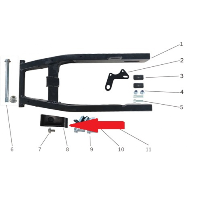 Chain Slider - Storm 800w Dirt Bike