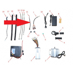Charging Port - 1200w & 2000w Electric Dirt Bike