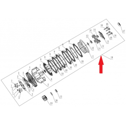 Zongshen ZS 190 190cc Clutch Assembly