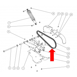 Commander 180cc Drive Chain