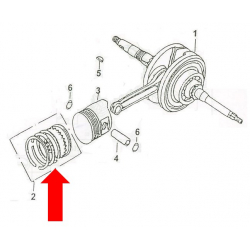 Commander 180cc Pin Ring Set