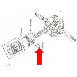 Commander 180cc Piston Pin 