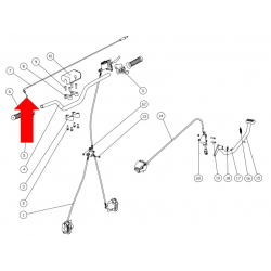 Commander 180cc Throttle Cable 