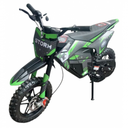 Complete Sticker Kit (Green) - Kids 800w 36v Electric Dirt Bike
