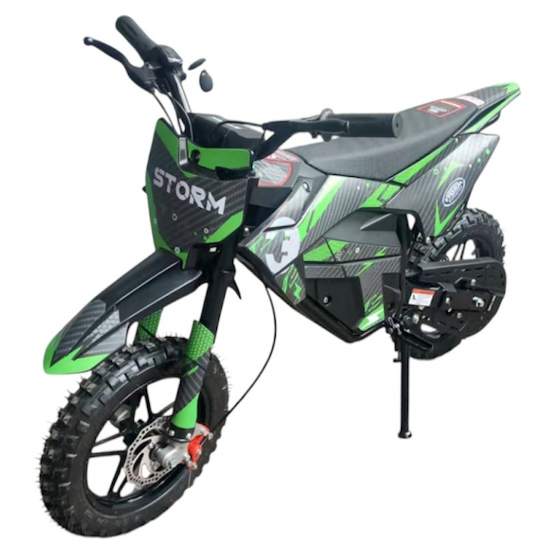 Complete Sticker Kit (Green) - Kids 800w 36v Electric Dirt Bike