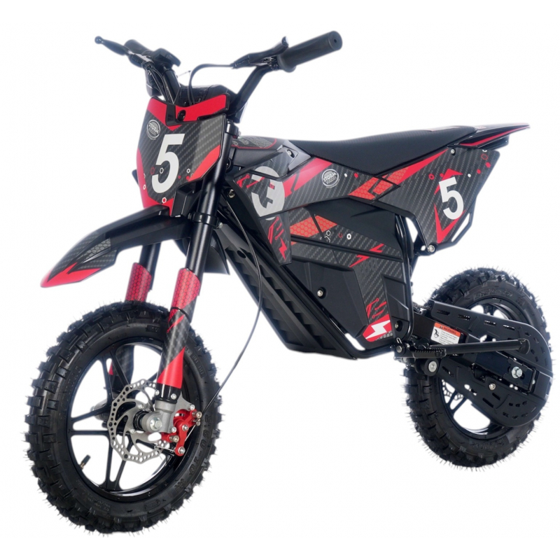 Complete Sticker Kit (Red) - Kids 800w 36v Electric Dirt Bike