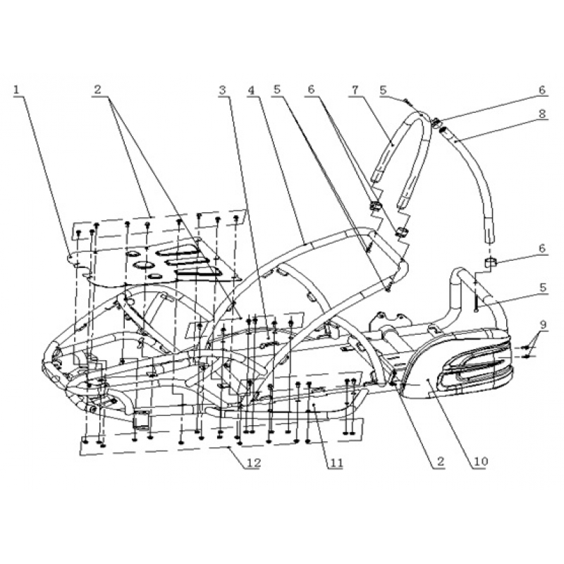 Connecting Block-Roll Bar